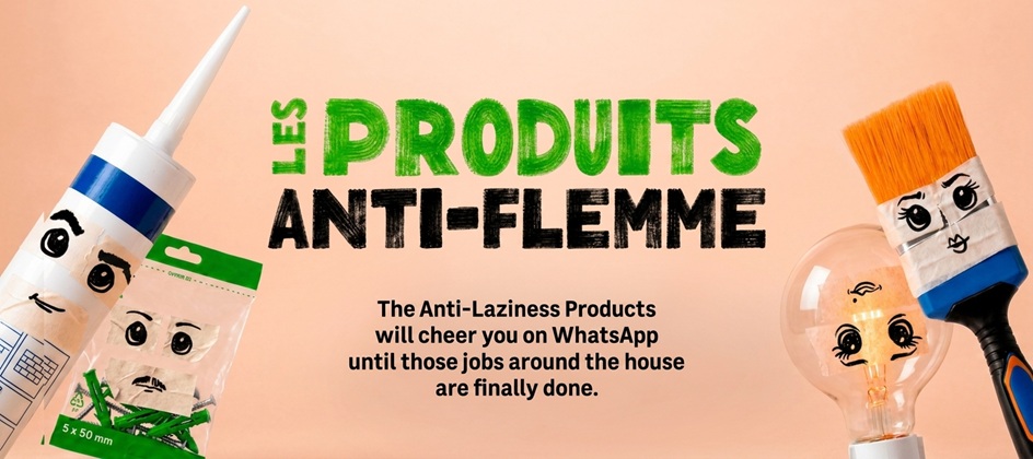 Leroy Merlin turns DIY products into motivation coaches